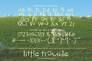 Little Trouble – Quirky Font, a Handwritten Font by shineink.designlab (Thumbnail 11 of 12)