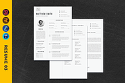 9 in 1 Resume, CV/Curriculum Vitae, a Resume Template by pixel_studio (Thumbnail 4 of 10)