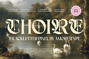 Choire Blackletter Pixel Display, a Blackletter Font by AmorfaType (Thumbnail 1 of 8)
