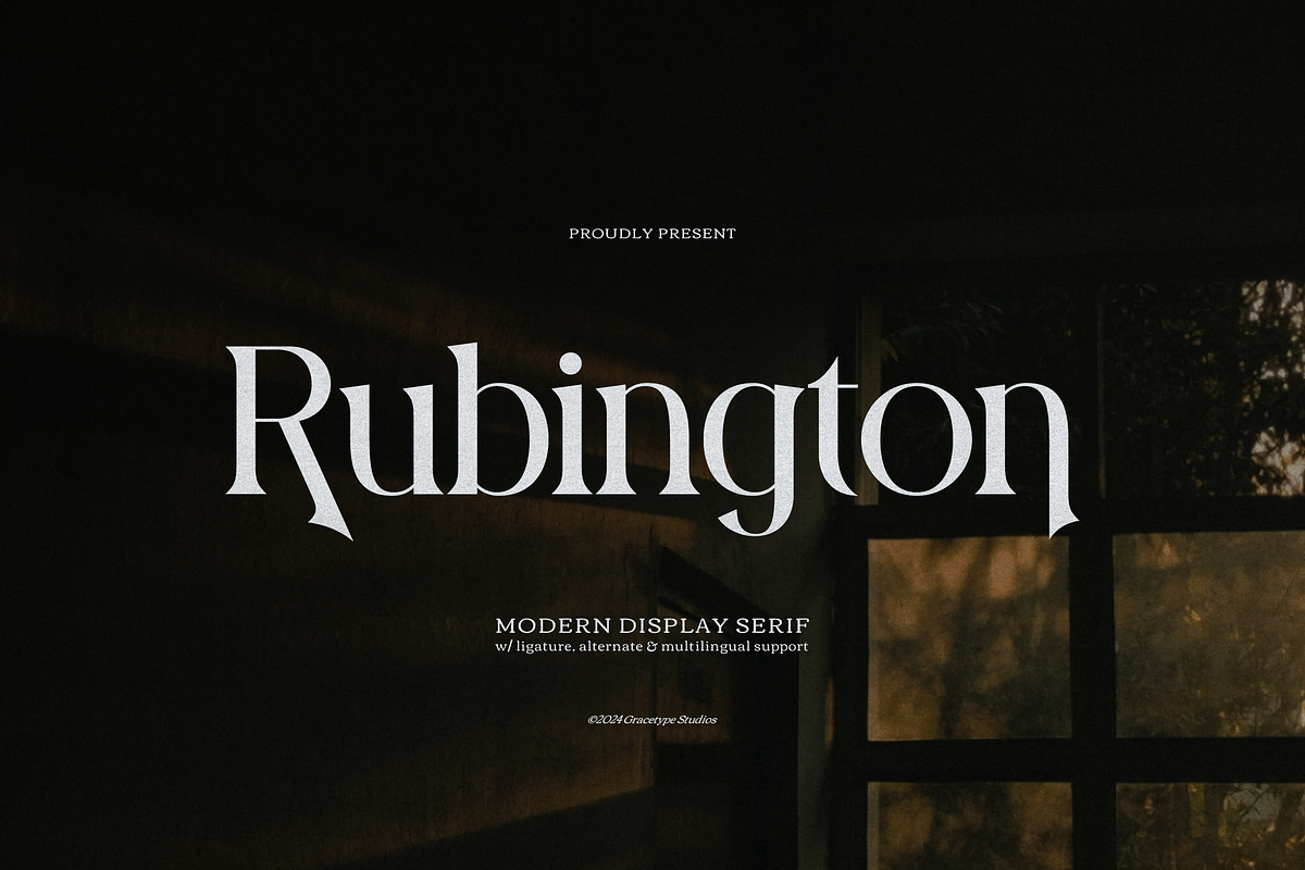 Rubington | Modern Display Serif, a Serif Font by gracetype_studio (Photo 1 of 12)