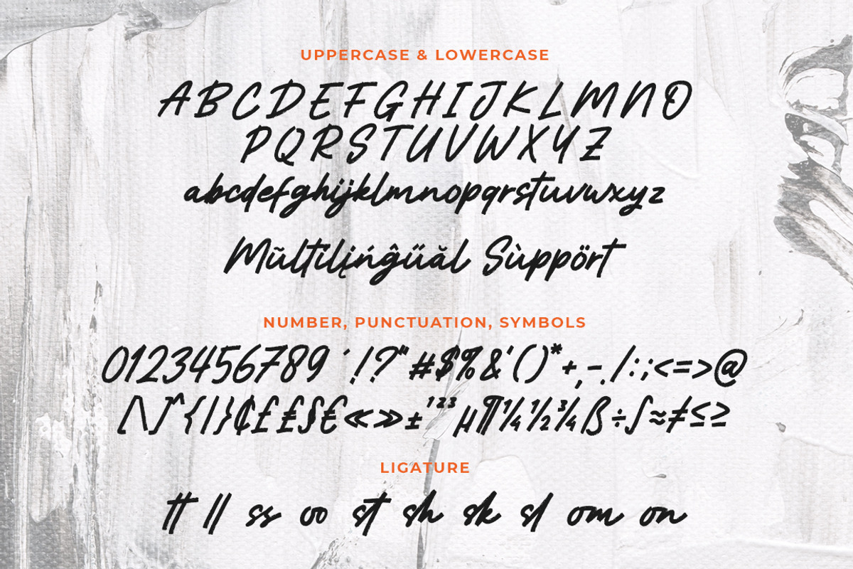 Brushstroke, a Handwritten Font by Gatype (Photo 6 of 7)