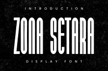 ZONA SETARA - Display Font