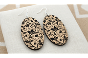 Laser Cut Ornament Earrings, an Illustration by hafijul (Thumbnail 7 of 11)