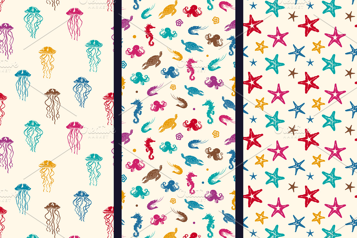 Exotic Underwater Creatures Drawings, a Decorative Illustration by Adiemus (Photo 8 of 9)