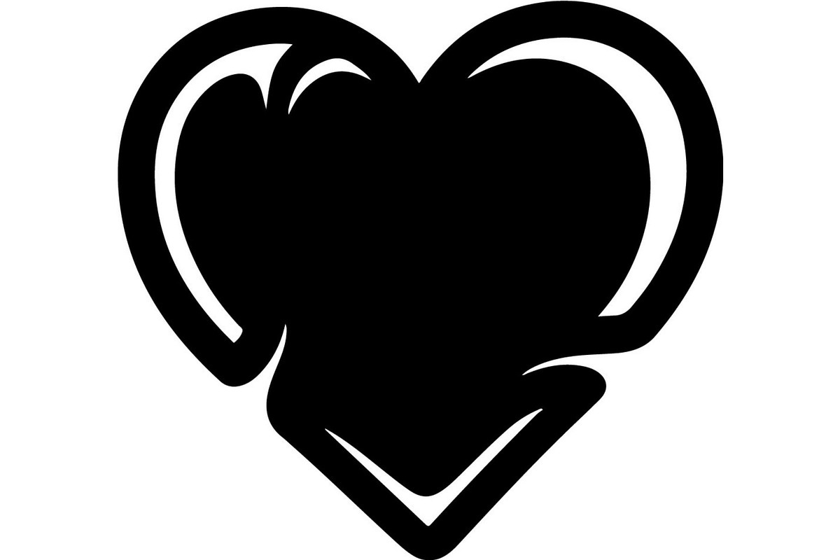 Heart Shape Silhouette, an Object Graphic by Creativeshirt (Photo 18 of 19)