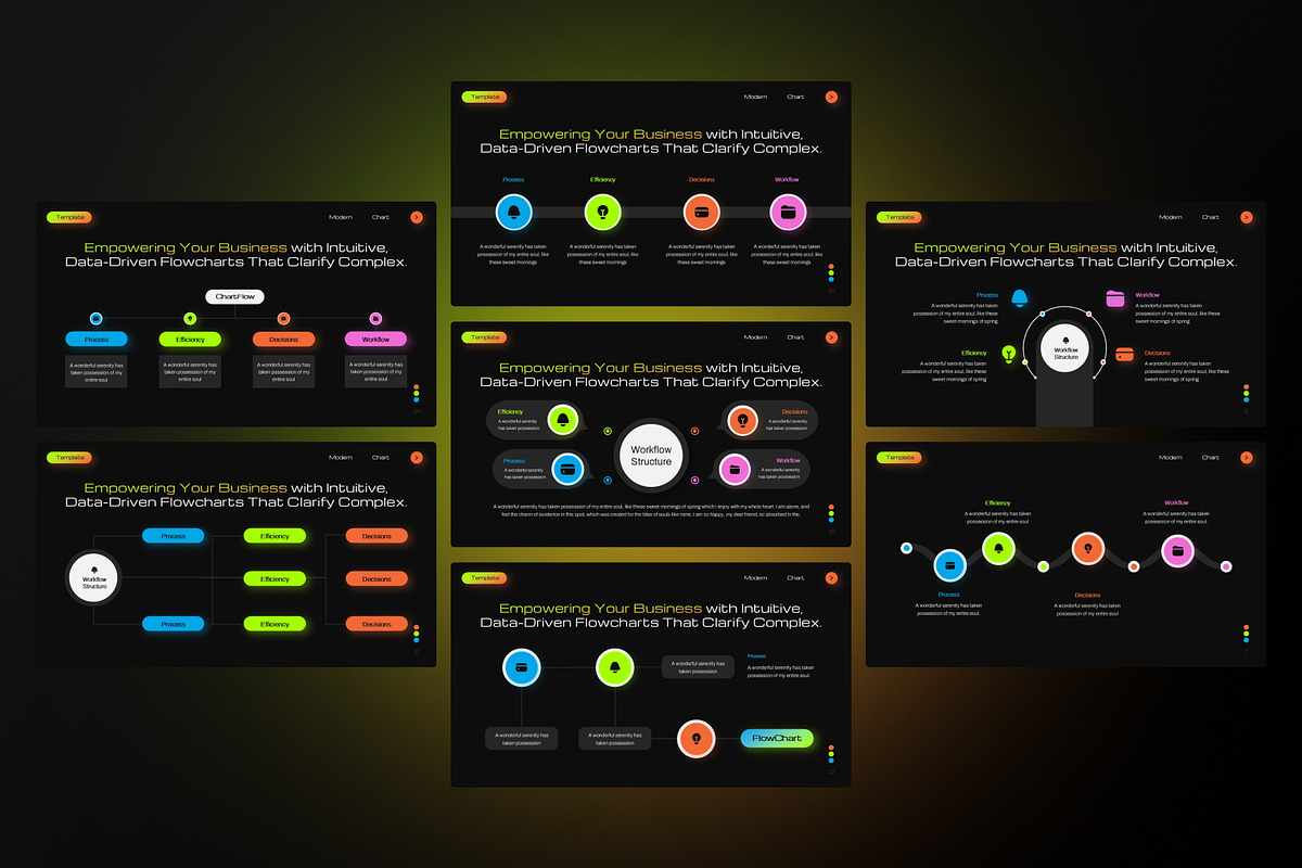 Flowchart Diagram PowerPoint, a Presentation Template by Premast (Photo 5 of 5)