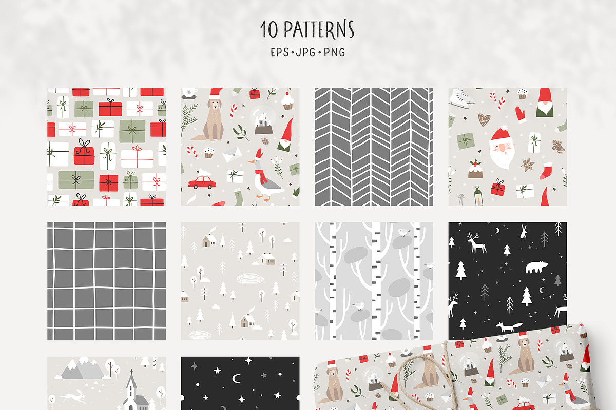 Scandi Christmas. Winter collection, a Seasonal Illustration by Kreker Kate (Photo 10 of 11)