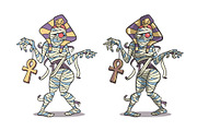 Walking Mummy, an Illustration by Cartoon Shop (Thumbnail 3 of 6)