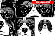 Dogs Collection Black and White Art, an Animal Illustration by Design by sebrodbrick (Thumbnail 8 of 22)