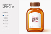 Honey Jar Mockup Template, a Product Mockup by graphypix (Thumbnail 2 of 4)