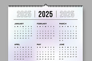 Calendar 2025 Layout, a Stationery Template by ContestDesign (Thumbnail 2 of 3)