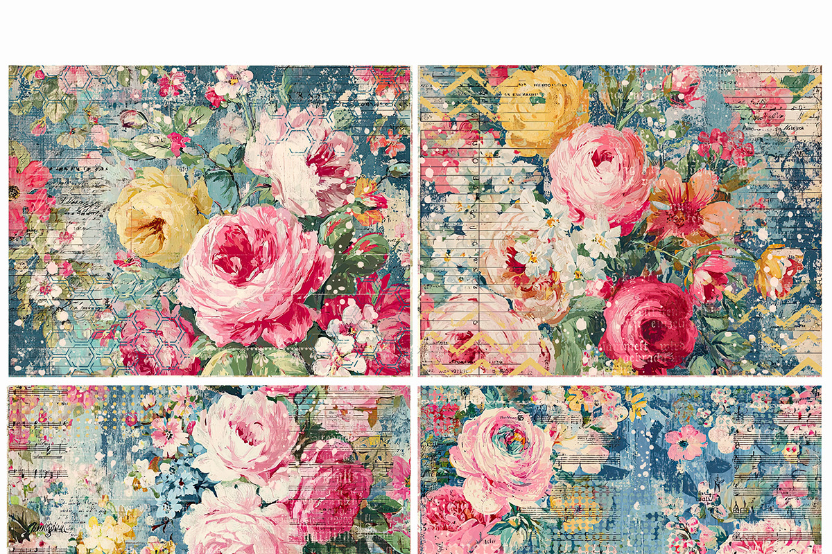 Bonnie Blue Printable Textures, a Texture Graphic by Polka Dot Pixels (Photo 4 of 4)