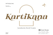 Kartikana Serif, a Serif Font by Ardyanatypes (Thumbnail 1 of 12)