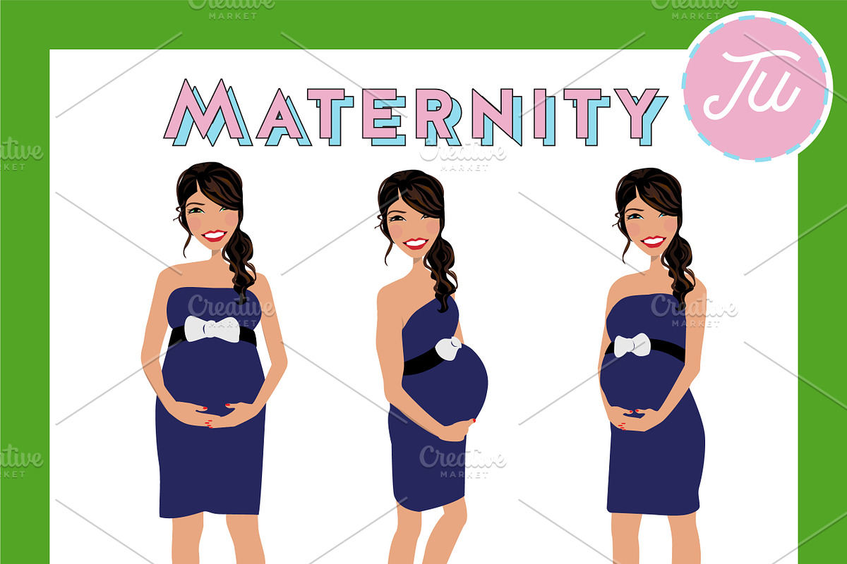 Maternity Pregnant Portrait Creator, a Person Illustration by Lauren Lesley Studio (Photo 40 of 45)