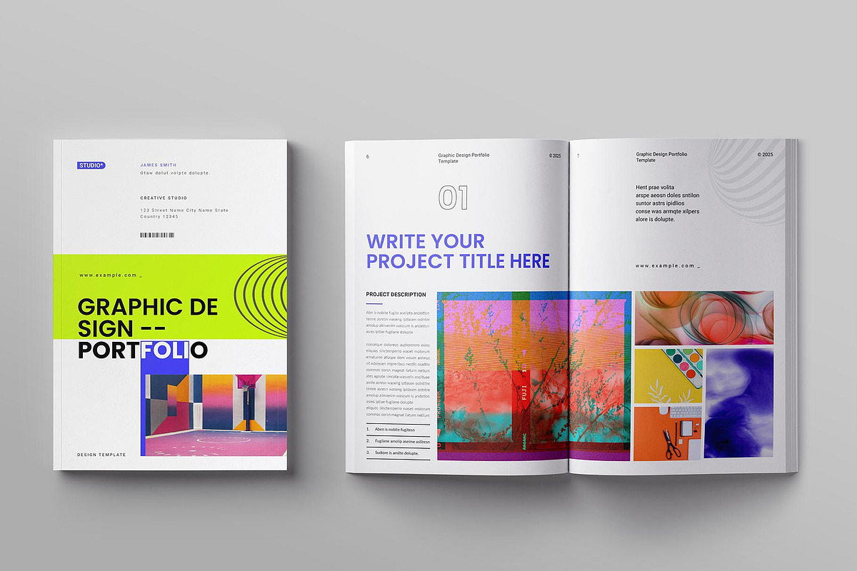 Graphic Design Portfolio Template