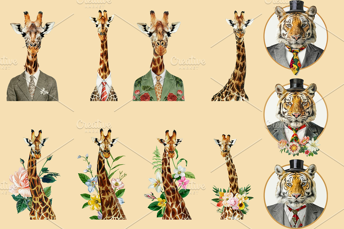 Vintage Collage Creator 99+ Elements, an Illustration by DigitalDesignAI (Photo 18 of 28)