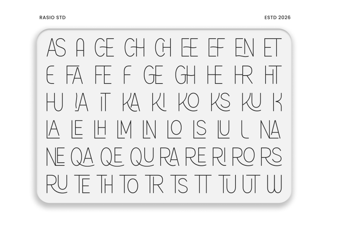 Lulane Modern Sans Serif Font, a Sans Serif Font by Rasio Studio (Photo 4 of 10)