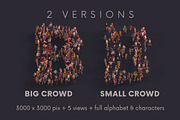 Big Crowd - 3D Lettering, a Graphic by MIIM (Thumbnail 5 of 8)