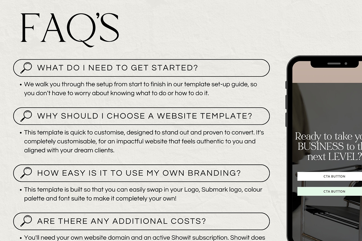 Coaching Sales page Website Template, a Websites & App Template by Field Digital (Photo 9 of 12)