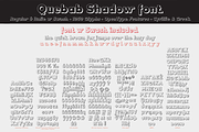 Qebab Pro Shadow, a Sans Serif Font by deFharo (Thumbnail 4 of 4)