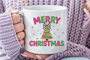 Colorful Glitter Merry Christmas PNG, an Illustration by Craft Nest (Thumbnail 4 of 6)