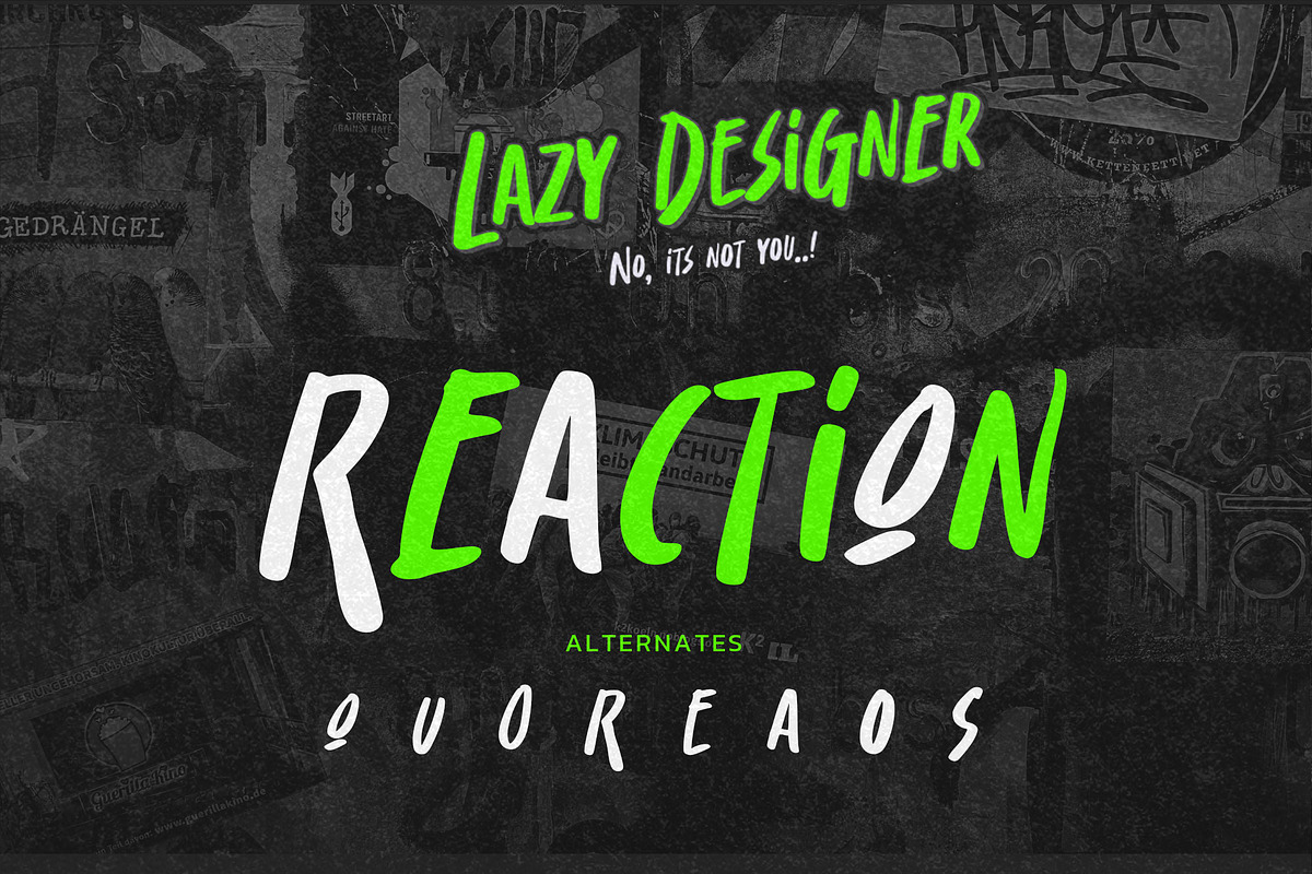 Lazy Designer – Natural Handwritten, a Sans Serif Font by Almarkhatype (Photo 8 of 8)