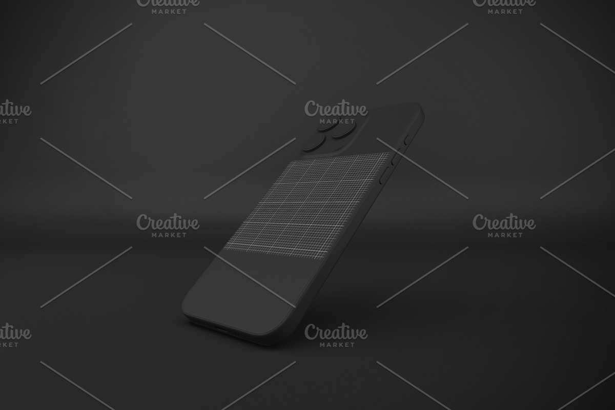 Clay iPhone 16 Pro Max Mockup, an iPhone Mockup by Qaleb Studio