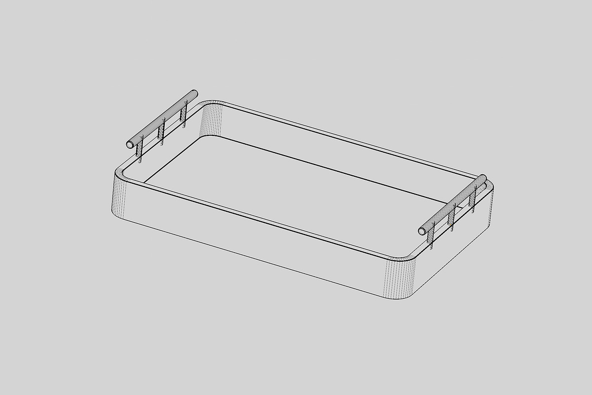 Tray 3d model, an Object 3D Model by fahad121 (Photo 4 of 5)
