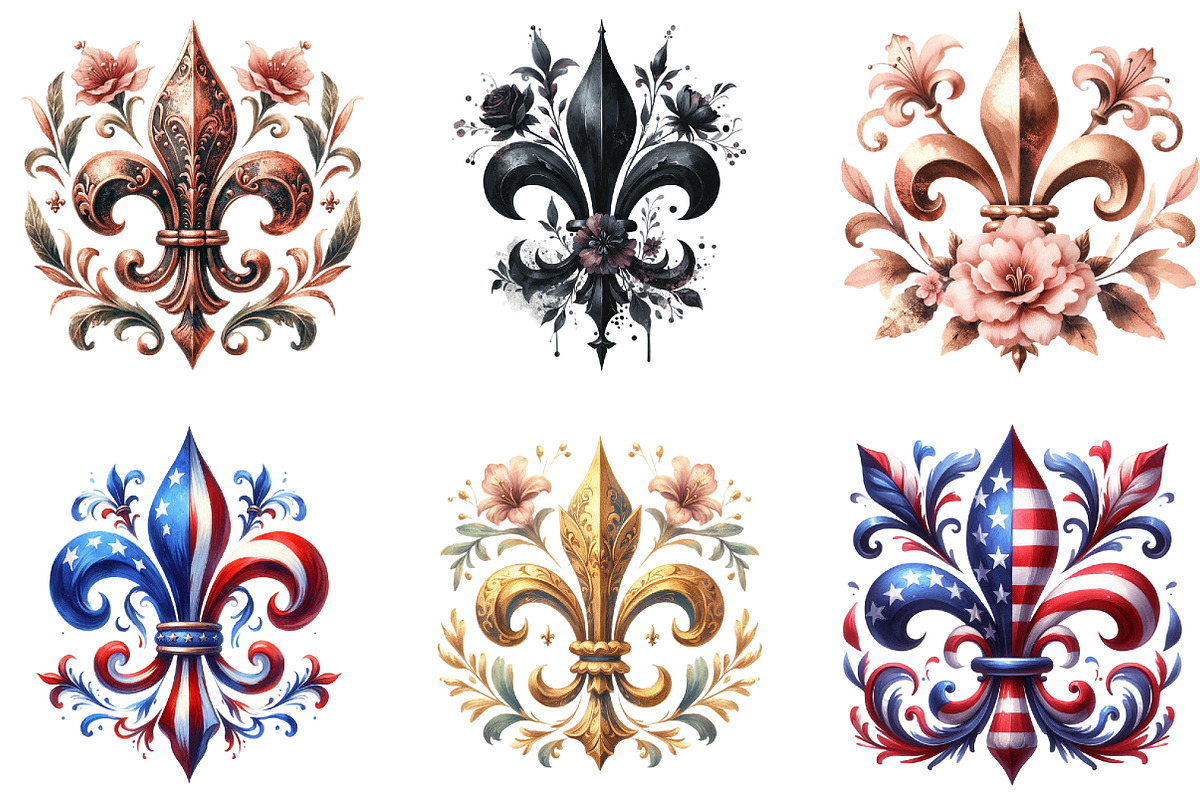Fleur De Lis Png, an Illustration by DreamArtGraphic (Photo 3 of 4)