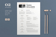 Resume Tania 2 Pages, a Resume Template by Astut (Thumbnail 3 of 5)