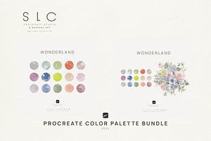 17 Procreate Color Palette - BUNDLE