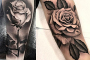 16k Rose tattoo bundle, a Nature Photo by ProcreateInk (Thumbnail 6 of 9)