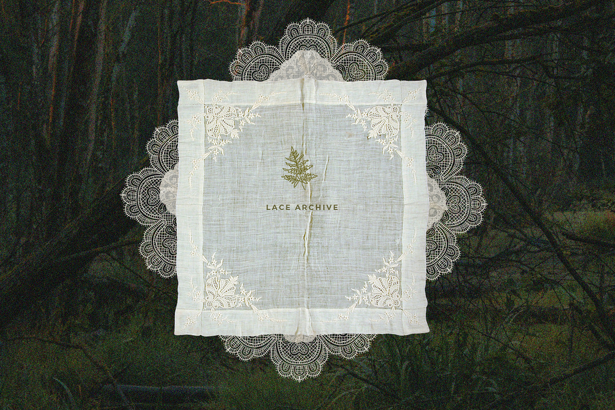 Vintage Lace Handkerchief Collage, an Object Graphic by Laras Wonderland (Photo 2 of 12)