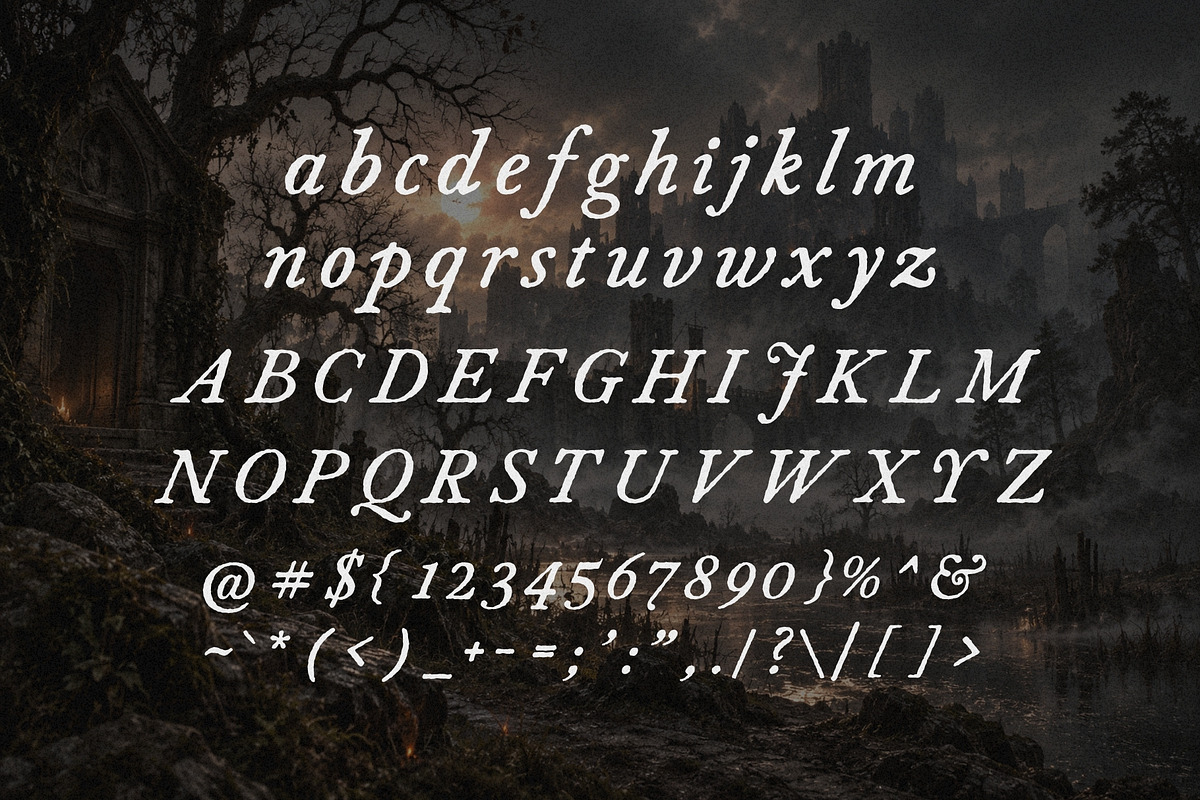 Ruined Empire - Dark Fantasy Font, a Serif Font by HipFonts (Photo 4 of 11)