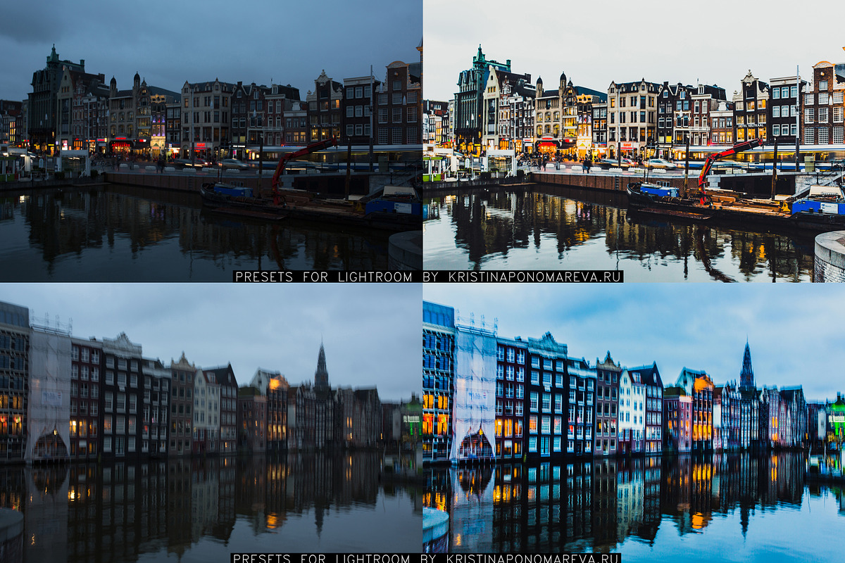 AMSTERDAM- 9 Lightroom Presets, an Action Add-On by Graphics, Presets, Photos (Photo 7 of 8)