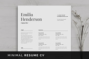 Resume CV Template, a Resume Template by UX-group (Thumbnail 1 of 4)