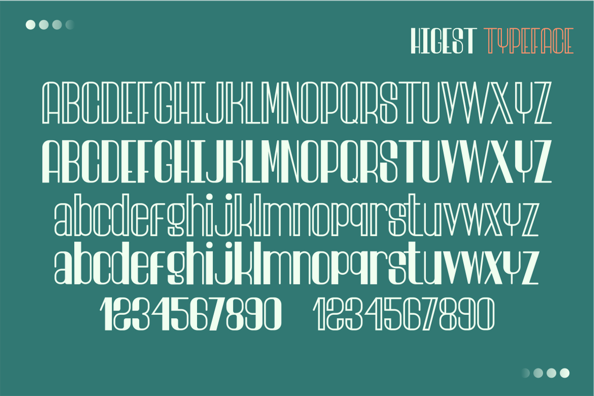 Higest, a Sans Serif Font by Raffa Creative (Photo 5 of 5)