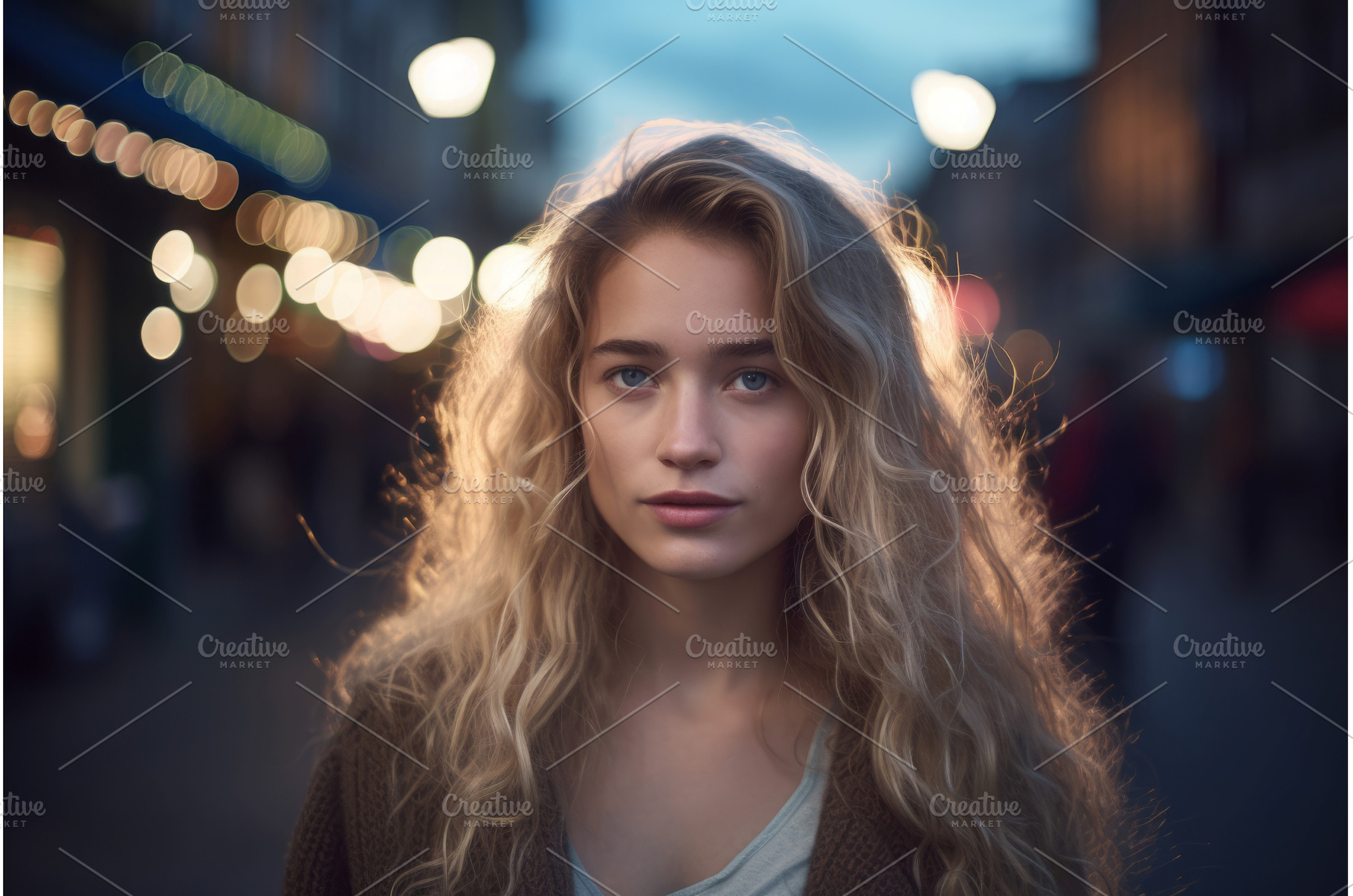 Charming woman street. Generate AI, a Beauty & Fashion Photo by Ylivdesign