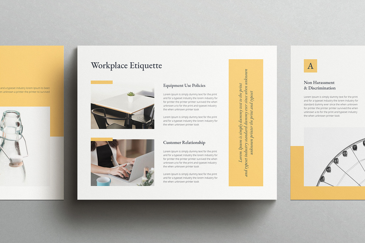 Employee Handbook CANVA Template, a Magazine Template by TemplatesForest (Photo 4 of 8)