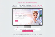 Esthetician Squarespace Template, a Squarespace Template by vectorocean (Thumbnail 2 of 11)