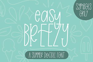 Easy Breezy Doodle Font Only