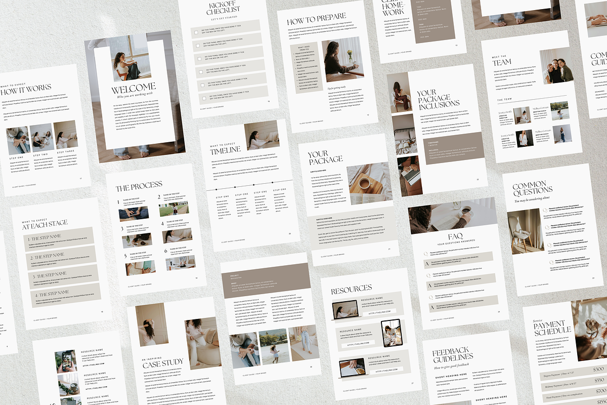 Client Onboarding Welcome Template, a Marketing Template by Tabitha Emma (Photo 3 of 9)