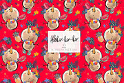 Tropical Santa Christmas Patterns, a Pattern Graphic by KaramfilaS (Thumbnail 13 of 28)
