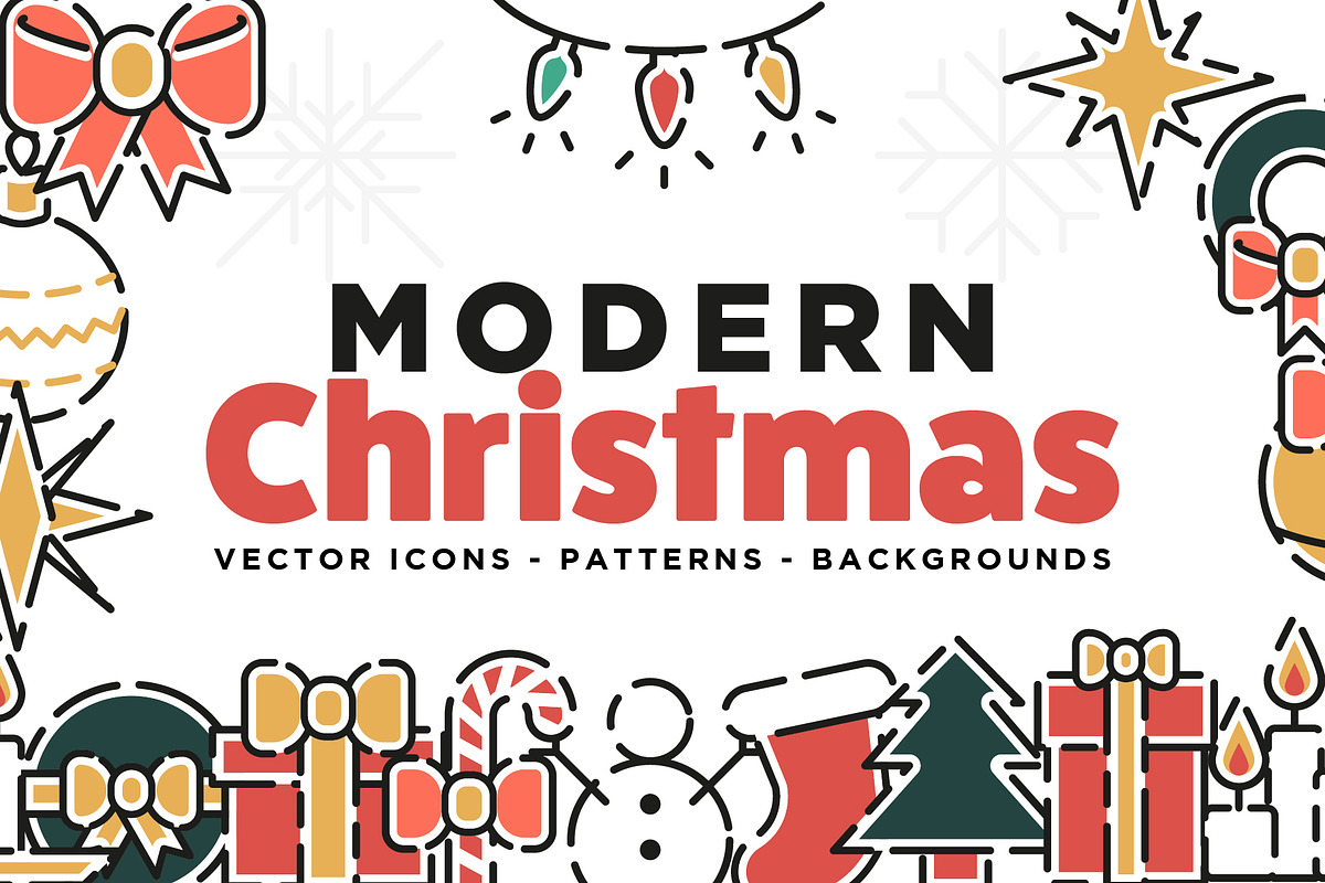 Modern Christmas, a Graphic by Caby (Photo 1 of 5)