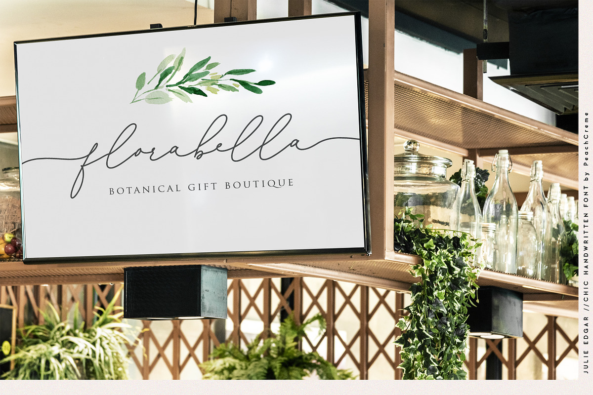 julie edgar//lovely handwritten font preview 5