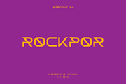 Rockpor - Modern Futuristic Typeface, a Sans Serif Font by Letterna (Thumbnail 1 of 4)