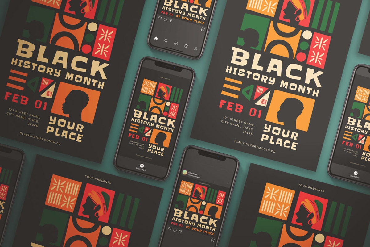 Black History Month Flyer, a Flyer Template by KMZVR.Lab (Photo 4 of 5)