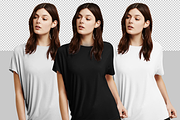 Women T-shirt Mock-up, a Shirt Mockup by Mock-up Store (Thumbnail 6 of 7)