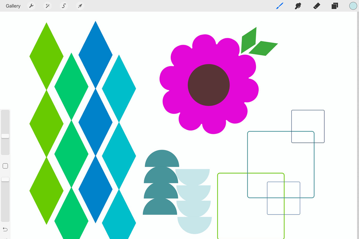 Procreate Shapes Stamps, 37 Shapes, a Brush Add-On by Cynlop Ink (Photo 5 of 5)
