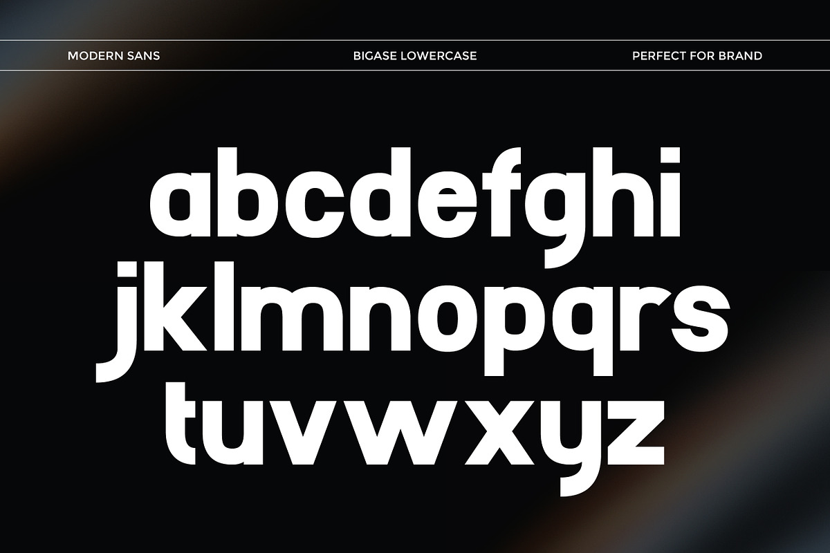 Bigase - Modern Sans Display Font, a Sans Serif Font by Flawless And Co (Photo 8 of 10)